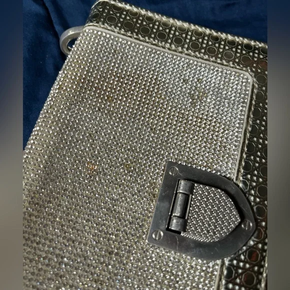 Silver Rhinestone Crossbody Bag - Picture 9 of 15